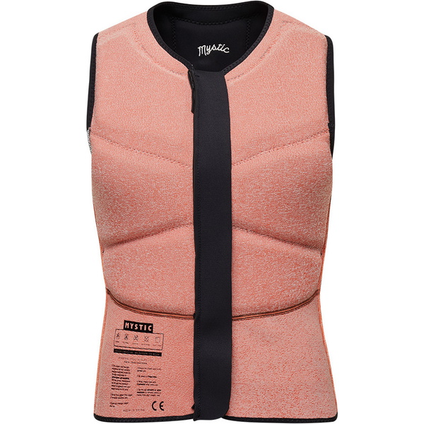 2026 Mystic Womens Dusk Front Zip Kite Impact Vest 35005.230216 - Black
